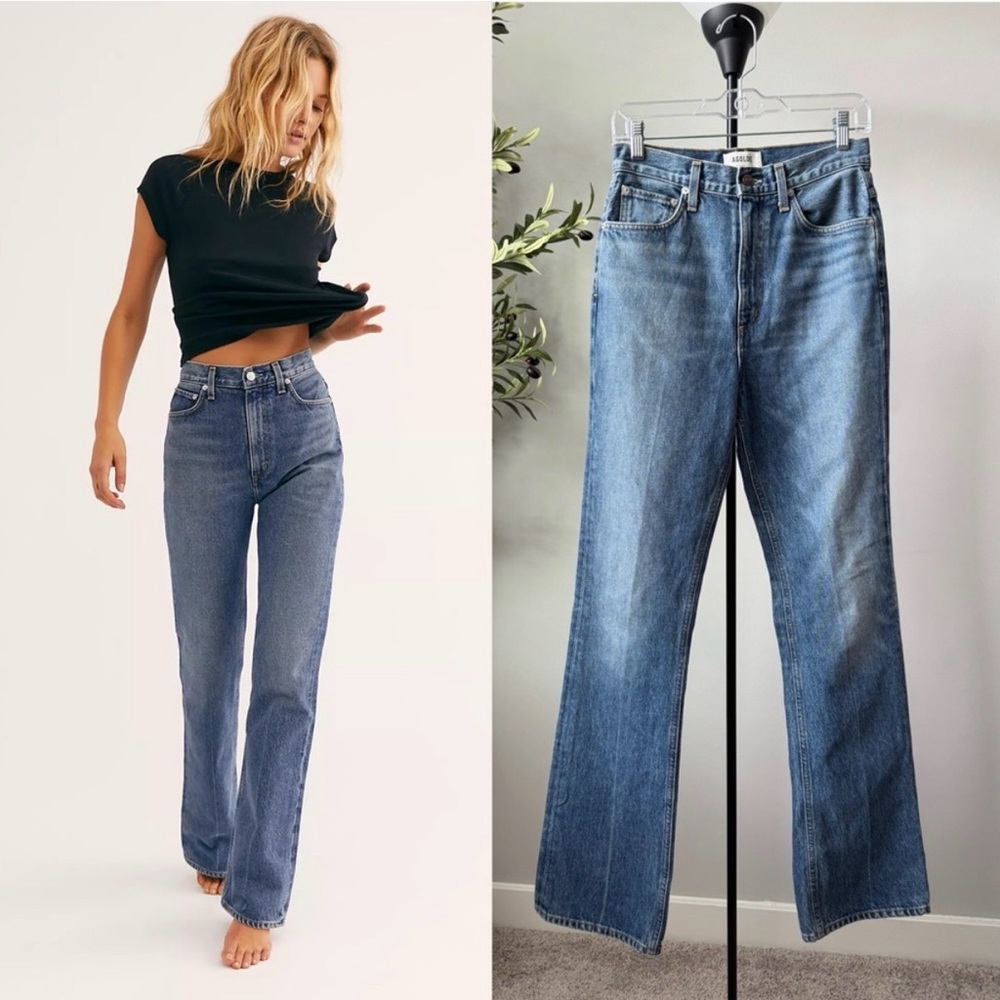 Agolde Vintage High Rise Flare Jeans 26